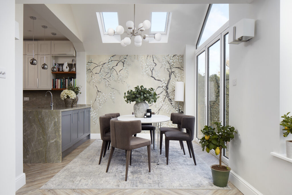 Eltham kitchen and conservatory - dinning